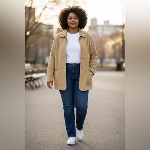 Vintage J. Jill leather jacket size XL